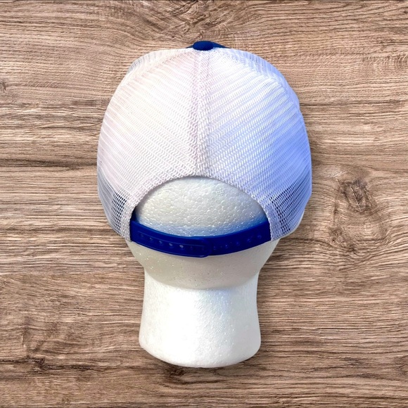 Salty Vibes Surf Style Blue and White Cap - Picture 4 of 6